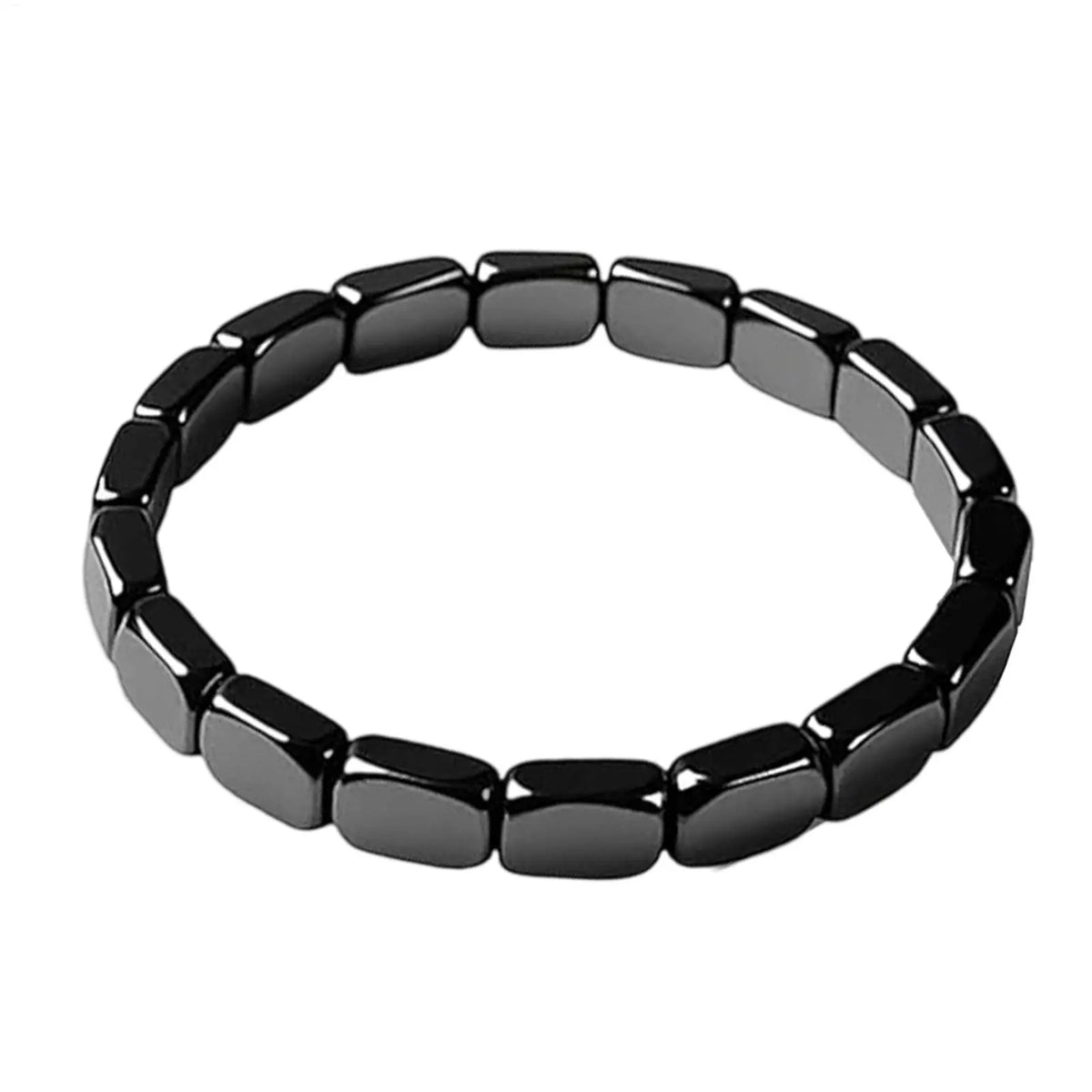 Elevate Your Style with the Stylish Hematite Bracelet for Men - The Ultimate Masculine Accessory for Work, Travel, and Meditation - A Thoughtful Gift for Your Husband or Boyfriend